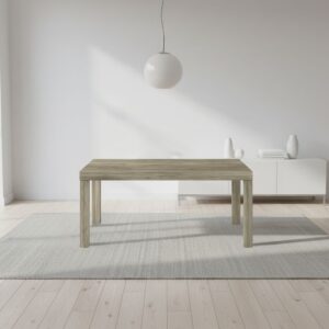 Tavolo Imab Piana T07 in larice grigio con 2 allunghe 160x90x74.6 H cm.