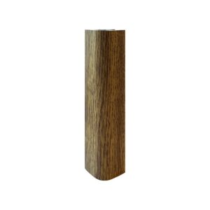 Angolare per zoccolo 90° R12 in rovere H 10 cm.