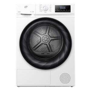 Asciugatrice Daya DHTD9PD 9 kg pompa di calore con rotazione bidirezionale e sensore umidità bianco classe D