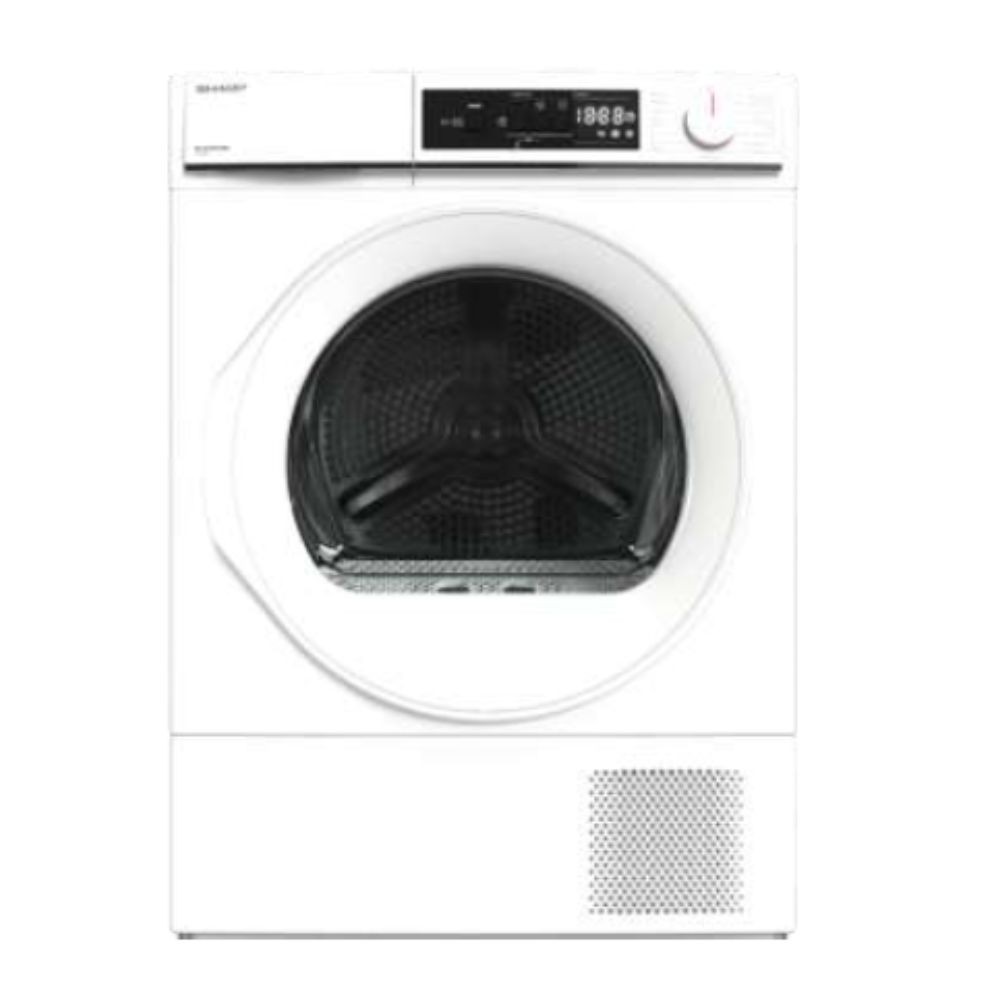 Asciugatrice Sharp KDNHA8S6GWE carica frontale a libera installazione 8 kg classe E Asciugatrice Sharp KDNHA8S6GWE carica frontale a libera installazione 8 kg classe E