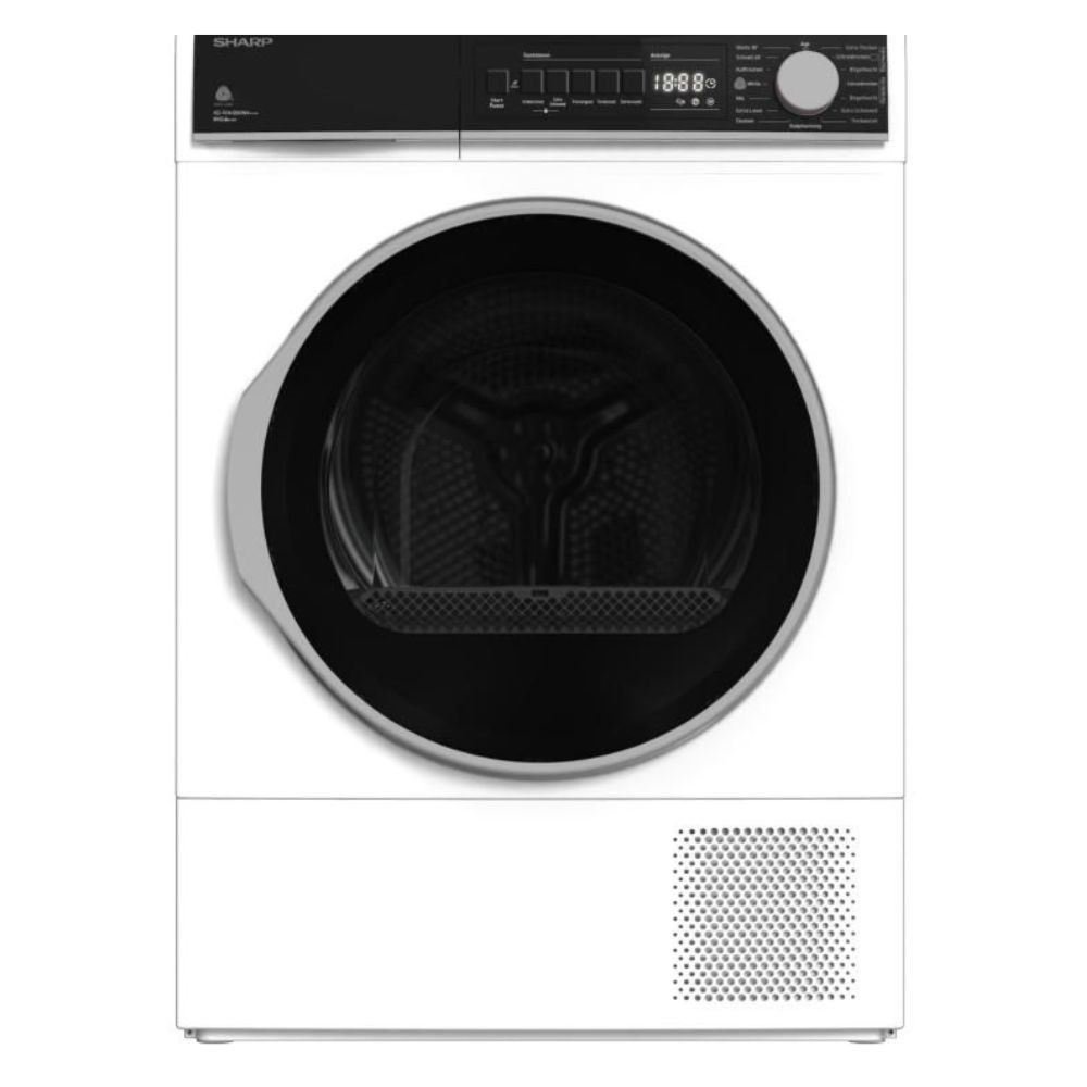 Asciugatrice Sharp KDNHB0S7GWD 10 kg con pompa di calore bianco classe D Asciugatrice Sharp KDNHB0S7GWD 10 kg con pompa di calore bianco classe D