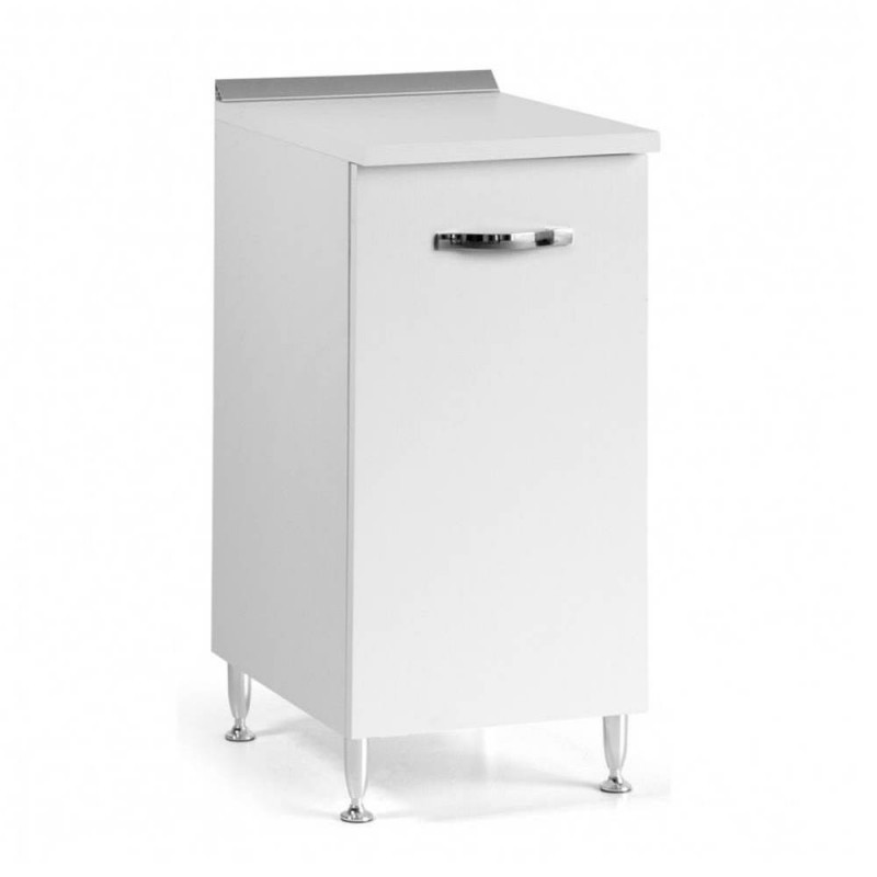Base cucina con anta 30x50x85H bianco frassinato Base cucina con anta 30x50x85H bianco frassinato