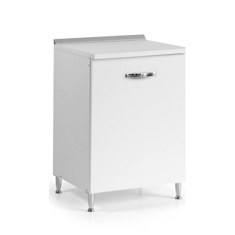 Base cucina con anta 60x50x85H bianco frassinato Base cucina con anta 60x50x85H bianco frassinato