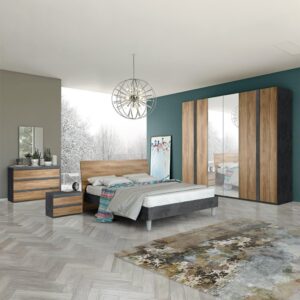 Camera da letto Borghese noce dark