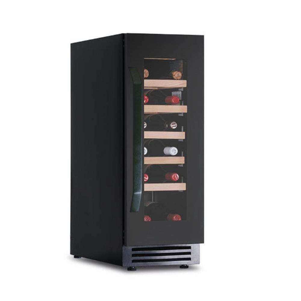 Cantinetta incasso ventilato DW20G1T con maniglia esterna 18 bottiglie colore nero classe G Cantinetta incasso ventilato DW20G1T con maniglia esterna 18 bottiglie colore nero classe G