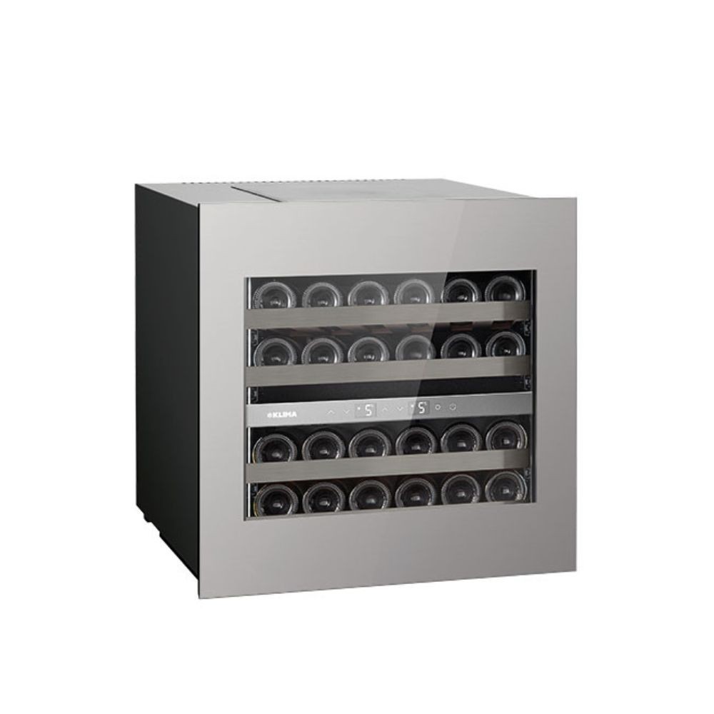 Cantinetta incasso ventilato DW242THX chiusura Push&Pull 24 bottiglie inox classe F Cantinetta incasso ventilato DW242THX chiusura Push&Pull 24 bottiglie inox classe F