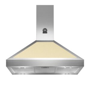 Cappa camino Bertazzoni K90AMHCRA 90 cm. 1 motore colore inox e crema classe A