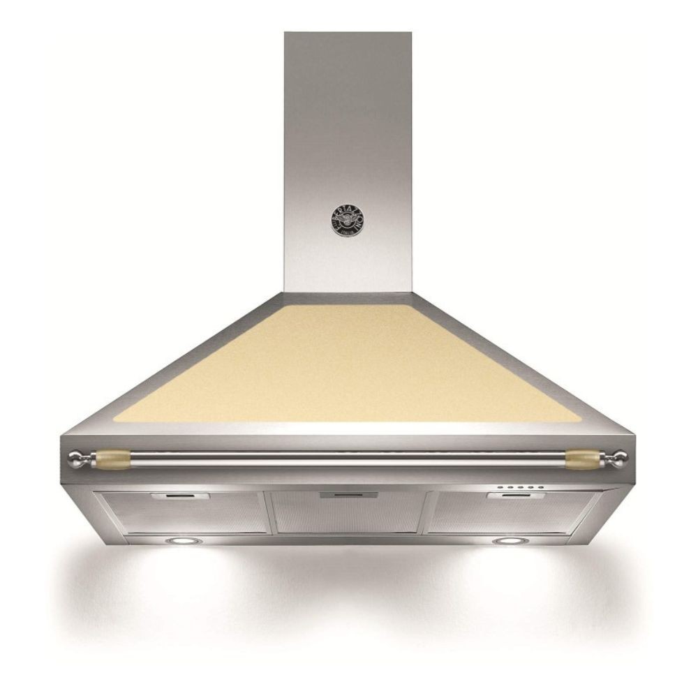 Cappa camino Bertazzoni K90HERCRA 90 cm inox e crema classe A Cappa camino Bertazzoni K90HERCRA 90 cm inox e crema classe A