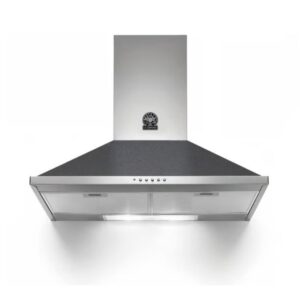 Cappa camino La Germania K80AMLND da 80 cm. 1 motore nero classe D
