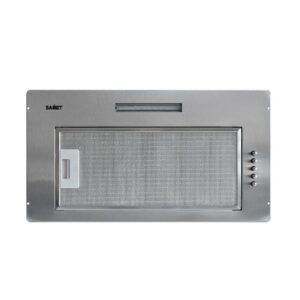 Cappa integrata sottopensile Samet Gruppo52 New luce led 3 livelli velocità 52 cm. inox classe D