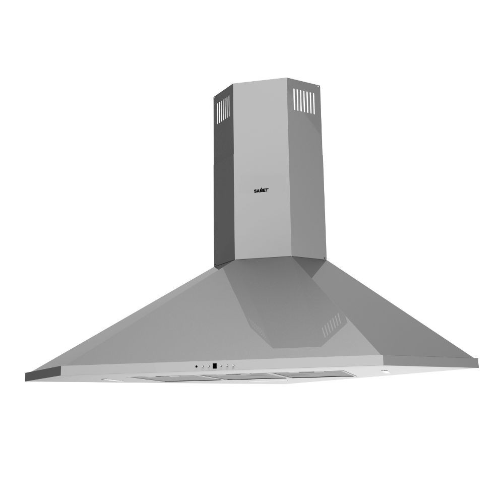 Cappa parete Samet MCIX106 ad angolo 100 cm in acciaio inox Cappa parete Samet MCIX106 ad angolo 100 cm in acciaio inox
