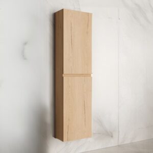 Colonna bagno sospesa Londres con due ante colore rovere