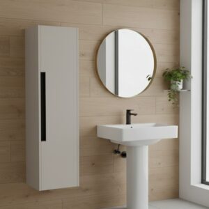 Colonna bagno sospesa Modular 1 anta 120x30x35 cm colore cashemere