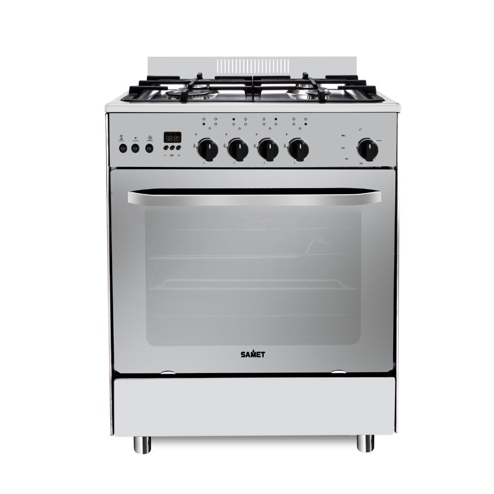 Cucina Stromboli 60x60 cm. con forno a gas e grill elettrico inox classe A Samet Cucina Stromboli 60x60 cm. con forno a gas e grill elettrico inox classe A Samet