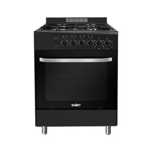 Cucina Stromboli 60x60 cm. con forno multifunzione e grill elettrico colore nero classe A Samet