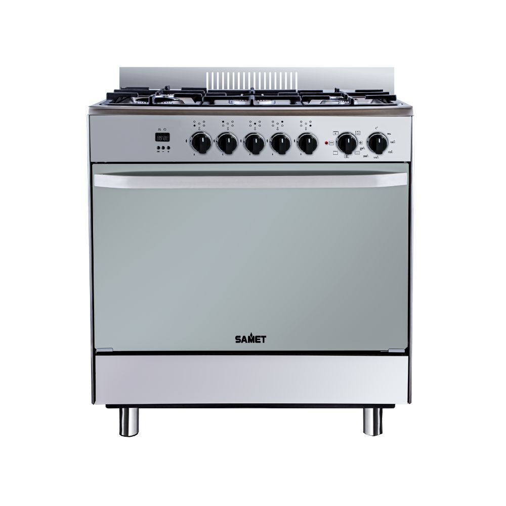 Cucina Stromboli 80x55 cm. con forno multifunzione e grill elettrico colore inox classe A Samet Cucina Stromboli 80x55 cm. con forno multifunzione e grill elettrico colore inox classe A Samet