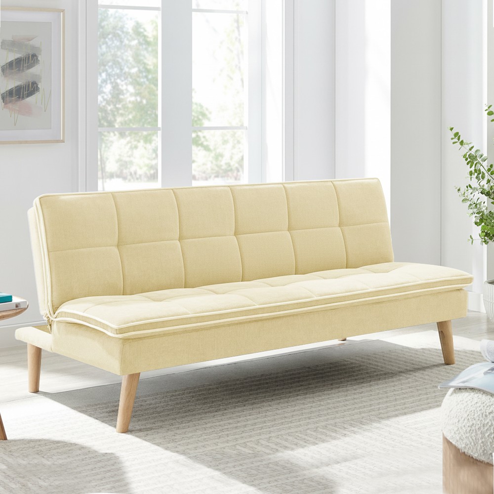 Divano letto Lunaria 3 posti colore crema 22AQ11-1 Divano letto Lunaria 3 posti colore crema 22AQ11-1