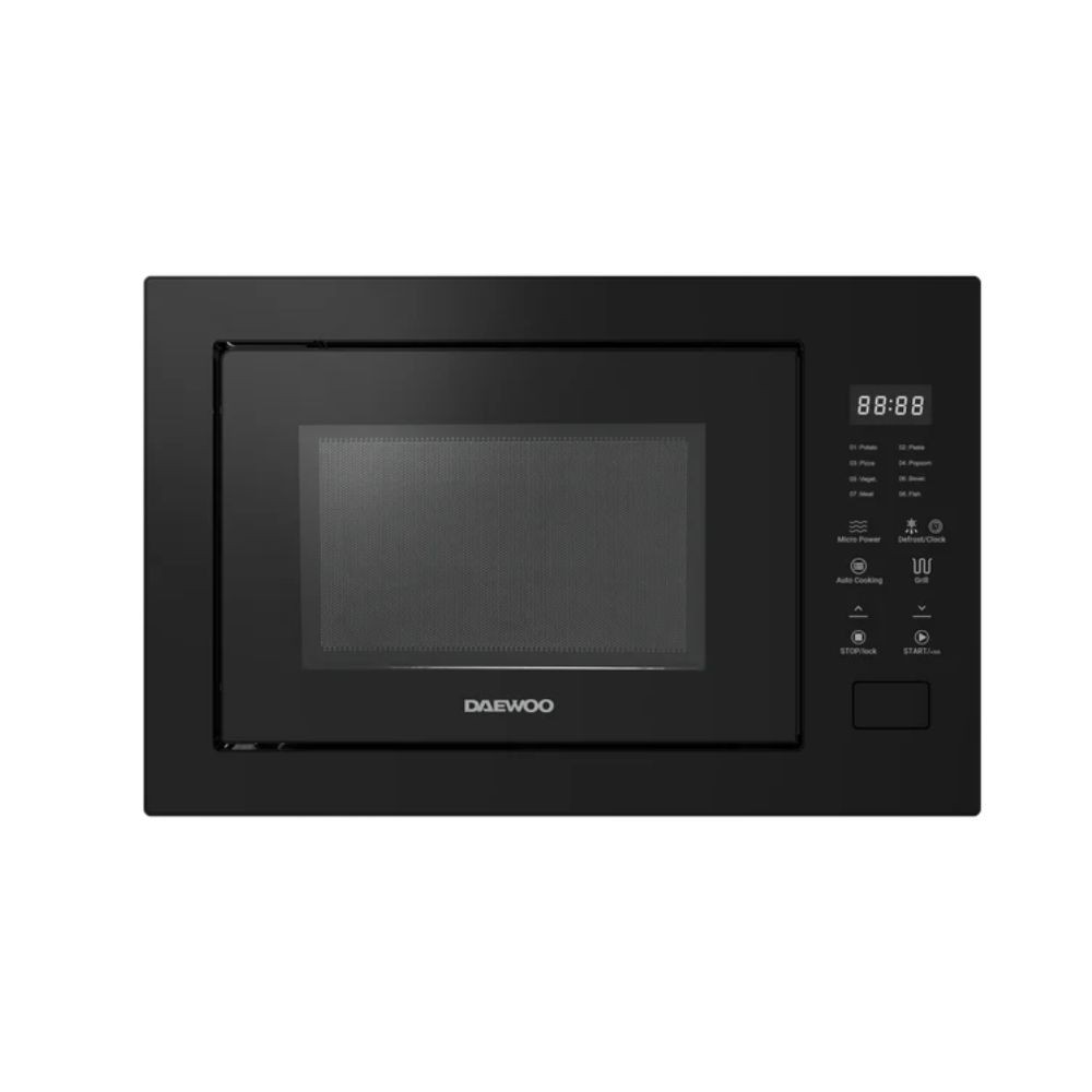 Forno microonde da incasso Daewoo MDBS253GB con grill nero 25 litri con Controllo Touch Forno microonde da incasso Daewoo MDBS253GB con grill nero 25 litri con Controllo Touch