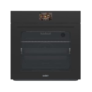 Forno elettrico Samet Tempest da incasso 60 cm. 69 lt vetro satinato temperato nero opaco classe A