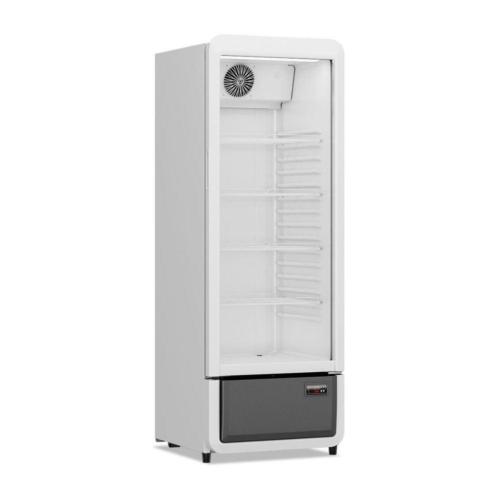 Frigo vetrina bibite ventilata Nora 240 54x56x152.5 H cm. bianco classe D Frigo vetrina bibite ventilata Nora 240 54x56x152.5 H cm. bianco classe D