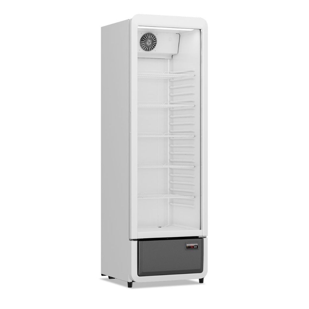 Frigo vetrina bibite ventilata Nora 280 54x56x172.5 H cm. bianco classe D Frigo vetrina bibite ventilata Nora 280 54x56x172.5 H cm. bianco classe D