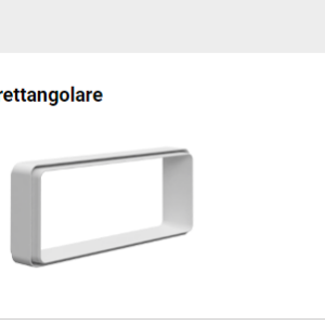 Giunto rettangolare per cappe BVG229