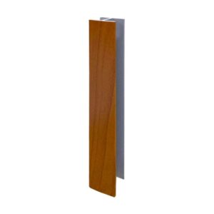 Giunzione lineare per zoccolo in PVC H 15 cm. ciliegio