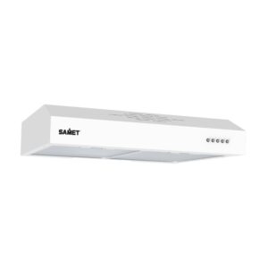 Gruppo cappa Samet sottopensile motore singolo 60 cm. 3 livelli Tornado6025 bianco classe D