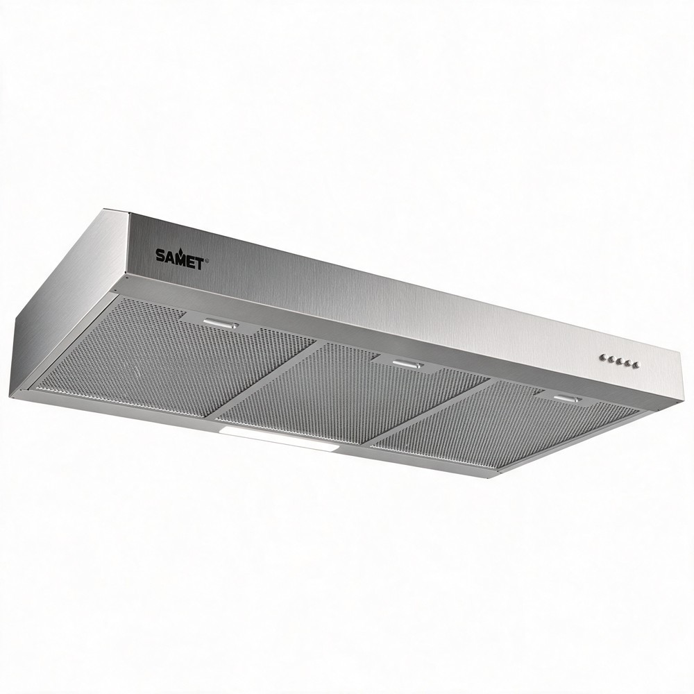Gruppo cappa sottopensile Tornado9025 motore singolo 90 cm. inox Samet classe D Gruppo cappa sottopensile Tornado9025 motore singolo 90 cm. inox Samet classe D