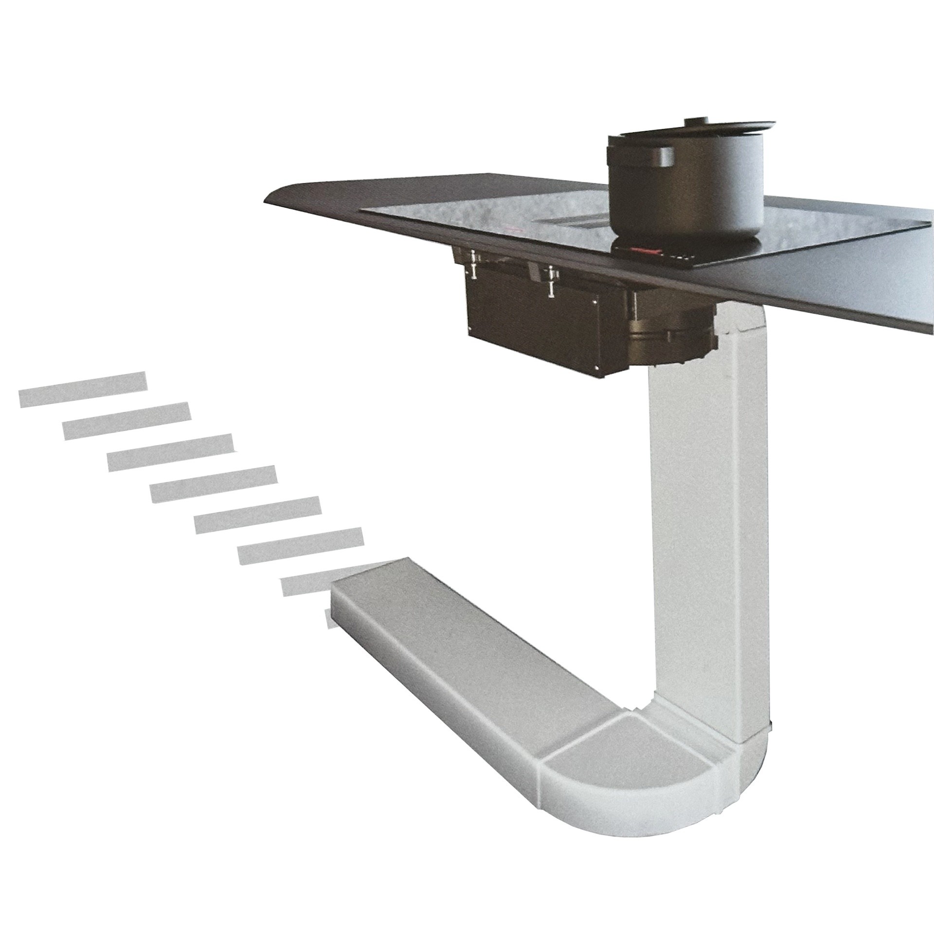 Kit standard per piano cottura con cappa integrata con uscita motore 220x90 mm. Kit standard per piano cottura con cappa integrata con uscita motore 220x90 mm.