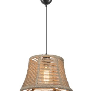 Lampada da soffitto Besta ASZ1745 con paralume in iuta