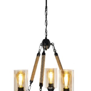 Lampada da soffitto Lotus ASZ0954 con 3 portalampade