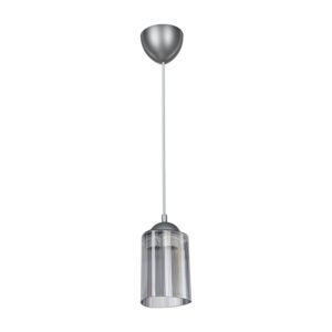 Lampada da soffitto Optical MDL3871 con paralume triangolo in plastica fumè