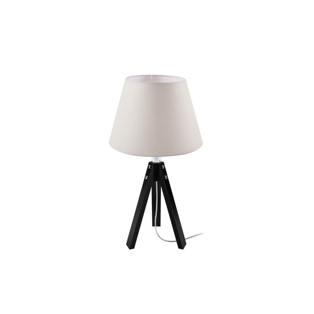 Lampada da tavolo DECOPIC2632 con paralume in PVC effetto tessuto bianco Lampada da tavolo DECOPIC2632 con paralume in PVC effetto tessuto bianco