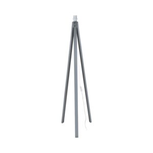 Lampada da terra Deco MDL3009 treppiede colore grigio