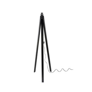 Lampada da terra Deco MDL3010 treppiede legno nero