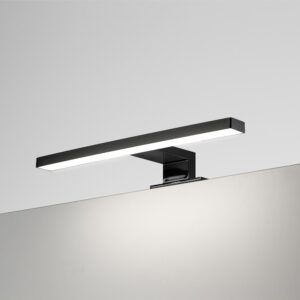 Lampada LED Kyra per bagno 300 mm nera