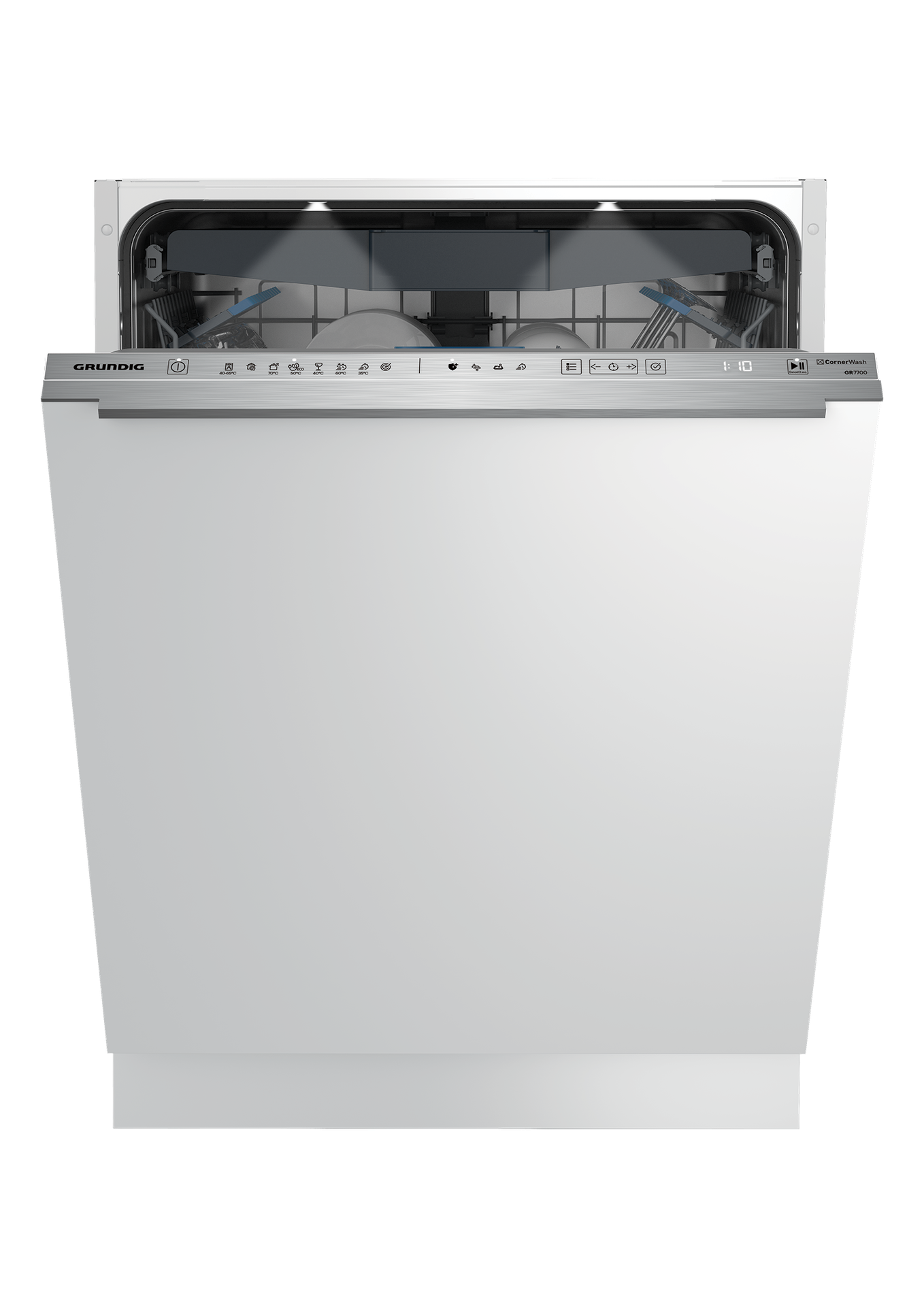 Lavastoviglie ad incasso Grundig GNVP4611C a scomparsa totale 16 coperti, classe A Lavastoviglie ad incasso Grundig GNVP4611C a scomparsa totale 16 coperti, classe A