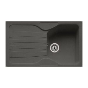 Lavello 1 vasca con gocciolatoio reversibile Franke CUG 611 in fragranite grafite