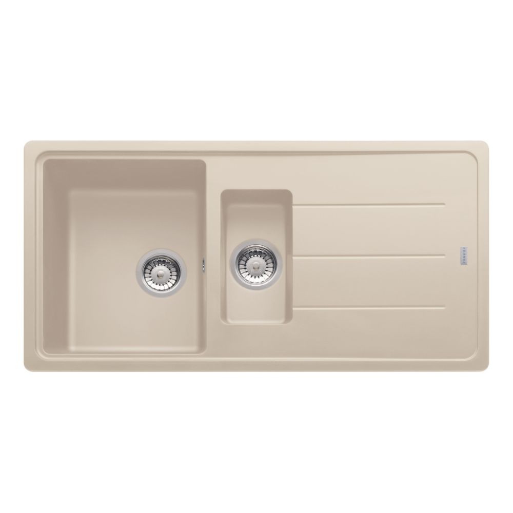 Lavello 1 vasca e mezza Franke BFG651SA con gocciolatoio reversibile 97x50 cm. sahara Lavello 1 vasca e mezza Franke BFG651SA con gocciolatoio reversibile 97x50 cm. sahara