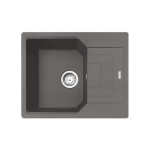 Lavello 1 vasca Franke UBG61152 Storm 62x50 con gocciolatoio reversibile in fragranite stone grey