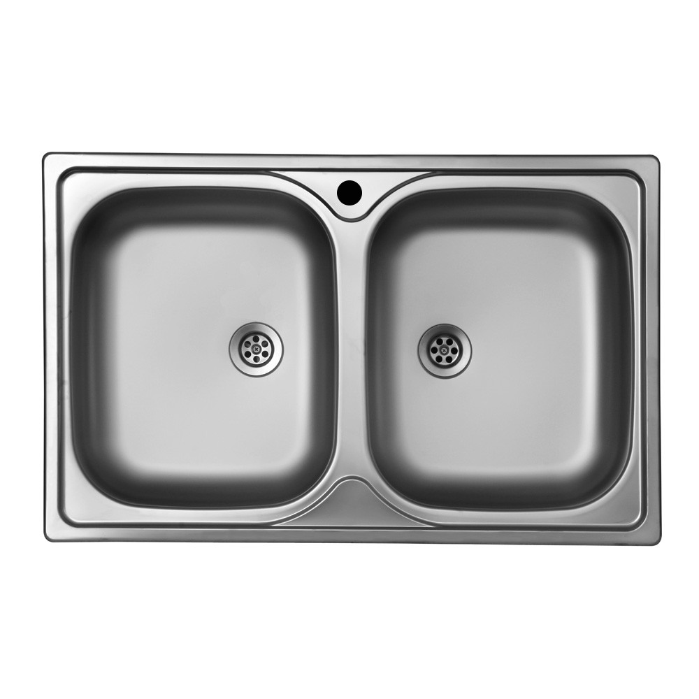 Lavello 79x50 Classic 170 incasso doppia vasca Lavello 79x50 Classic 170 incasso doppia vasca