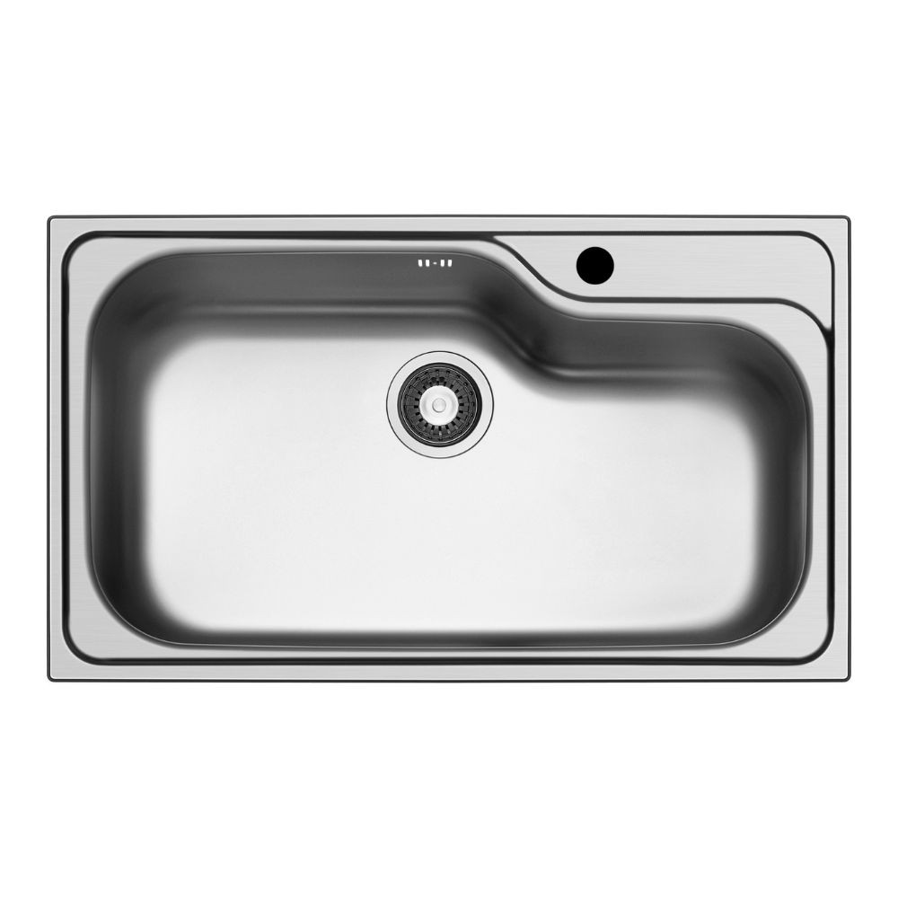 Lavello da incasso Ionio 1 vasca 86x50 inox scatolato singolarmente Lavello da incasso Ionio 1 vasca 86x50 inox scatolato singolarmente