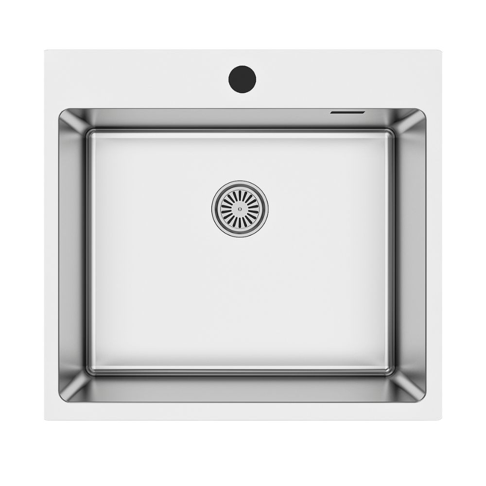 Lavello da incasso SA383 1 vasca 55x50.5 cm. inox Lavello da incasso SA383 1 vasca 55x50.5 cm. inox