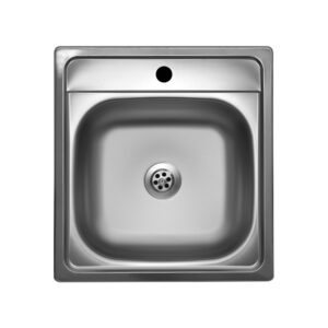 Lavello da incasso Samet monostampo SA179 1 vasca inox 41x44 cm.