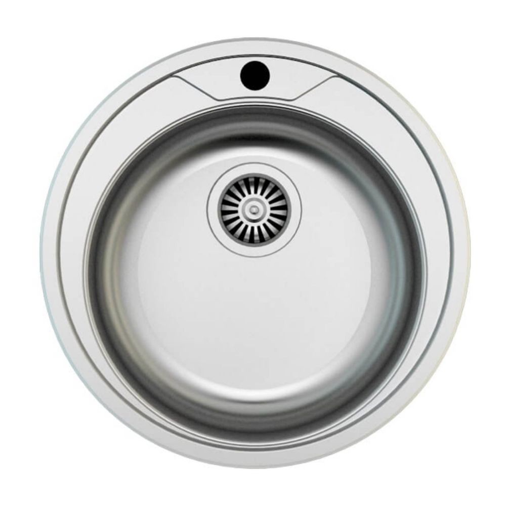Lavello incasso SA02 monostampo diametro 51 cm. inox Lavello incasso SA02 monostampo diametro 51 cm. inox