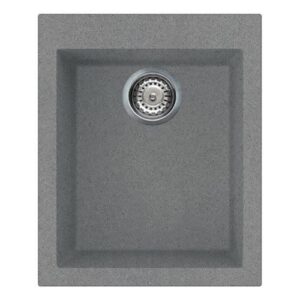 Lavello monovasca Smeg VZ40TT fragranite titanio 40 cm