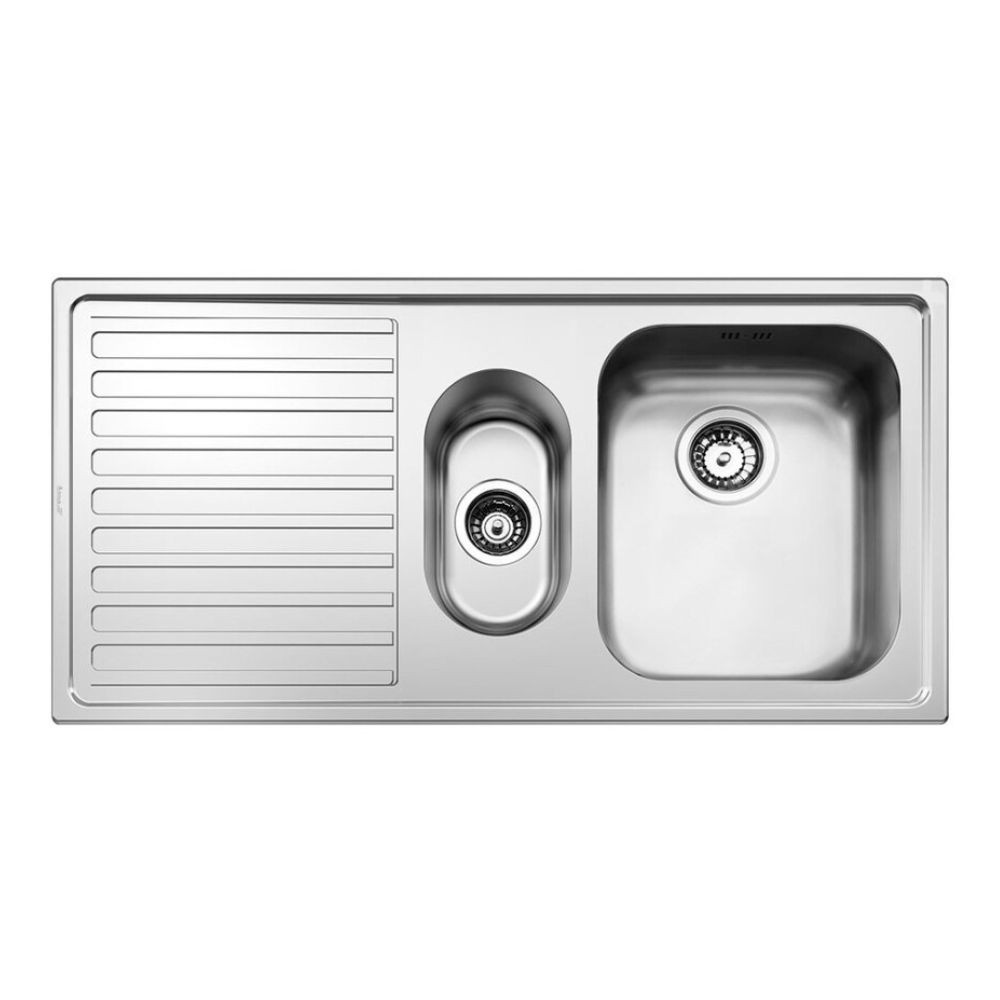 Lavello Smeg LL102S2 semifilo 100x50 cm 1+1/2 vasca con gocciolatoio sinistro inox Lavello Smeg LL102S2 semifilo 100x50 cm 1+1/2 vasca con gocciolatoio sinistro inox