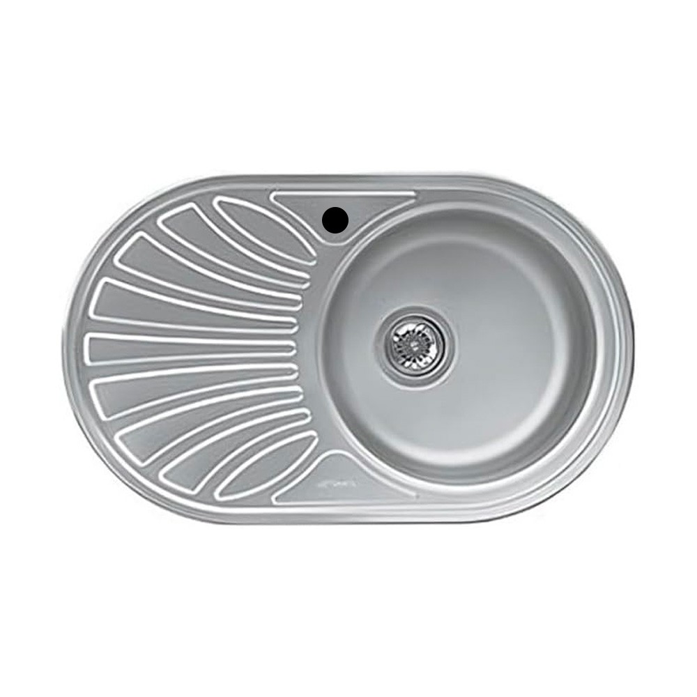 Lavello Smeg LMEL77S 1 vasca con gocciolatoio sinistro 78x48 cm inox Lavello Smeg LMEL77S 1 vasca con gocciolatoio sinistro 78x48 cm inox