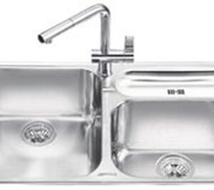 Lavello Smeg LTS9032 90 cm. spazzolato inox